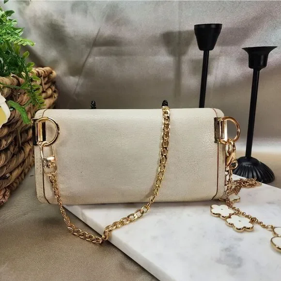 Authentic Louis Vuitton Suhali Leather Wallet Crossbody Conversion W/ Dust Bag - Picture 4 of 17